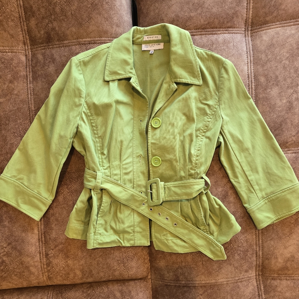 Jones New York Lime Green Sport Jacket